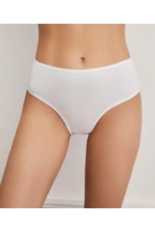 Eros 710 Kadın Yüksek Bel Slip 3'Lü Siyah-Beyaz-Ten