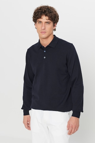 AC&Co / Altınyıldız Classics Erkek Lacı Pamuklu Standart Fit Normal Kesim Polo Yaka Triko Kazak Lacı