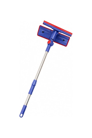 Teleskopik Cam Silme Mop Ve Çekçek Aparatı Çift Taraflı Mikrofiber Temizleme Başlığı, Uzayan Saplı Cam Sileceği Pencere, Ayna, Duşakabin, Vitrin Ve Araç Camı İçin Çok Renkli