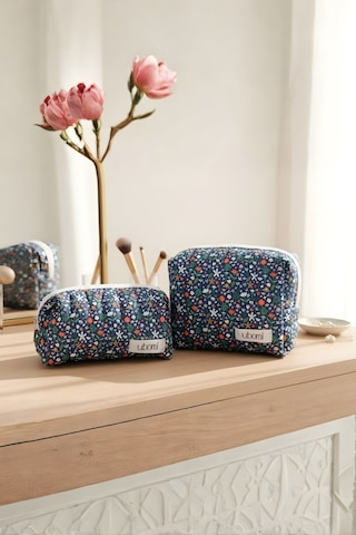Lily Makyaj Ve Kişisel Bakım Çantası İkili Set