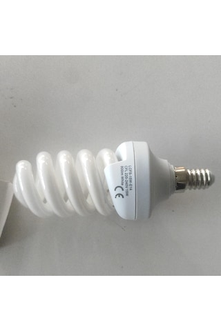 15w E14 İnce Duy Spiral Tasarruflu Ampul Beyaz Işık 6400k Lonsth 15w E14 İnce Duy