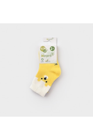Biorganic 68413 Happy Bear 2'li Bebek Çorabı
