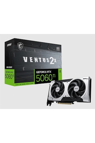 Msı Geforce Rtx5060tı 8g Ventus 2x Oc Plus 8gb Gddr7 128bıt 3xdp 1xhdmı Ekran Kartı