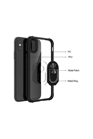 Apple Uyumlu iPhone Xs 5.8 Kılıf Zore Mola Kapak Yeşil