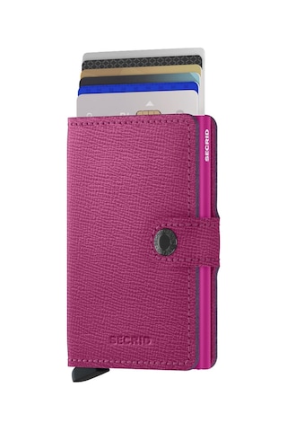 Secrid Miniwallet Kartlık Cüzdan Crisple Fuchsia Çok Renkli