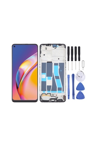 Cph2205 Reno 5 Lite Ekran Lcd Uyumlu Dokunmatik Full Çıtalı Tft-oppo-reno-5-lite-lcd