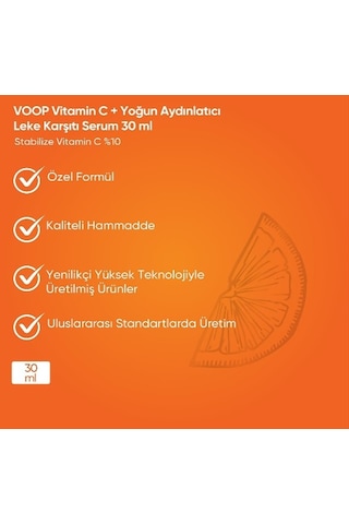 Voop Vitamin C + Yoğun Aydınlatıcı Leke Karşıtı Serum 30 ML