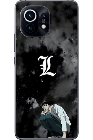Xiaomi Mi 11 Uyumlu Şeffaf Kılıf Death Note 2 Tasarımlı