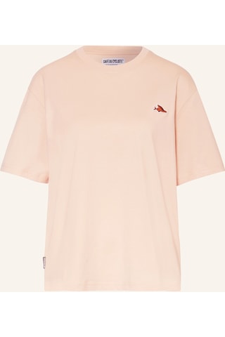 Cafe Du Cycliste Radshirt Anne, Kısa Kollu Bio Pamuklu Bisiklet Forması Turuncu
