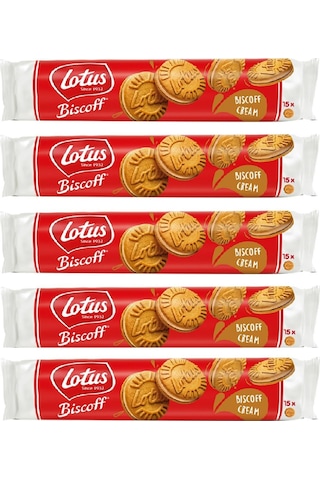 Bıscoff Sandwıch Bıscoff Cream Sürülebilir Kremalı Bisküvi - 150 Gr X 5 Adet