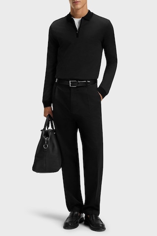 Boss Erkek Polo Yaka Kazak 50549583 001 Siyah Siyah