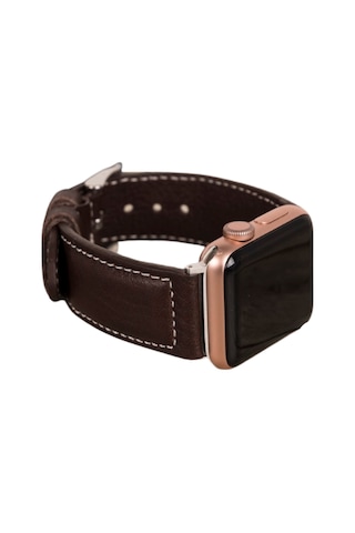Bouletta Apple Watch Uyumlu Deri Kordon 42-44-45mm Nm4-as3 Kahve