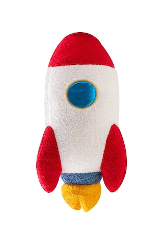 Jifan Astronot Yastağı Uçak Yastağı Roket Bebek - Roket Beyaz