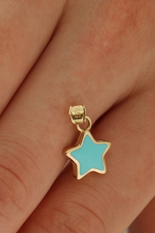 14 Ayar Altın Yıldız Kolye Ucu N11.4582