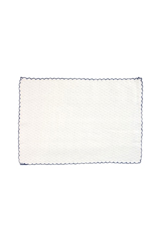 Bebekevi 755 6 Parça Penye Mendil 25 x 25 CM Mavi