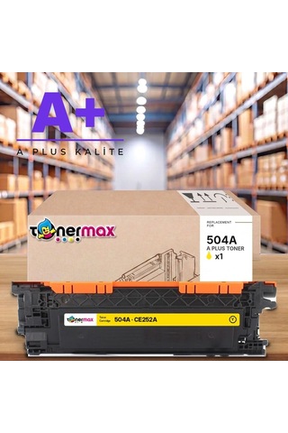 Hp 504a Ce252a Sarı Uyumlu Toner A Plus / Color Laserjet Cp3525 / Cm3530