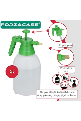 2 Lt Basınçlı Püskürtme Sprey Çiçek Sulama Araç Yıkama - Fc666