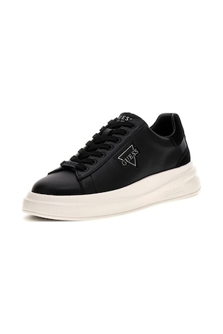 Guess Erkek Elban Deri Kalın Tabanlı Sneaker - Siyah 4182878