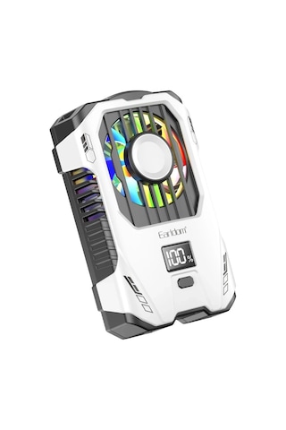 Earldom F15 Rgb Radyatör Telefon Soğutucu Fan - Beyaz