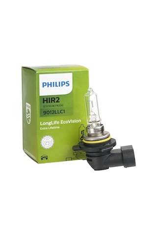 Philips Uyumlu Far Ampulü 12v 55w Px22d 9012 3 Kat Fazla Ömürlü