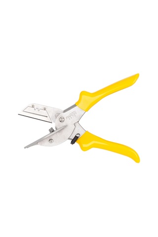 Springsun Çelik Açı Kesici 45-135 Ayarabilir, Çift Bıçaklı, Pvc/yuva/kenar Bandı Kesimi, Güvenlik Kilitli, Jx-1802s Gümüş