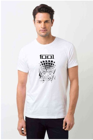 Tool Band Baskılı Beyaz Erkek Tshirt (534479173)