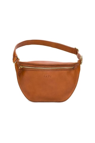 Gön Sofa Taba Deri Kadın Bel Çantası 04 173 Sofa 001