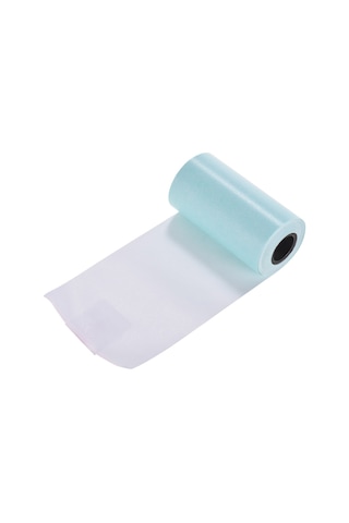 Moveevo Miaomiao Ji/alibear Uyumlu 57x30mm Beyaz Termal Etiket Kağıdı, Arka Yapışkanlı, 3 Roll 3 Rulo