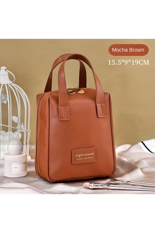 Büyük Kapasiteli Seyahat Makyaj Çantası, Su Geçirmez, Taşınabilir 3