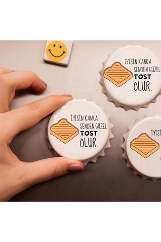 İyisin Kanka Senden Güzel Tost Olur Açacak Magnet 2912-1