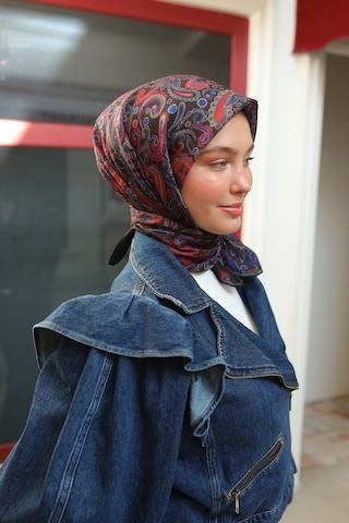 Silk Home Soft İince Pamuk Eşarp 73071-46 Siyah Mercan