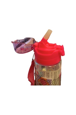 Lol Suprise Suluk / Su Şişesi 500ml Pembe Özel Tritan Malzemeli Suluk Pipetli Çok Renkli