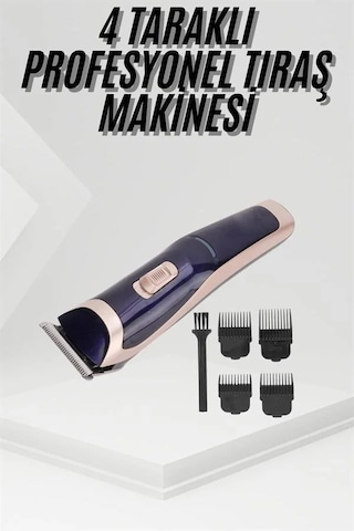 Diyar-ı Fırsat Tıraş Makinesi 4 Başlıklı Paslanmaz Çelik Bıçaklı Tüm Saç Tiplerine Uygun