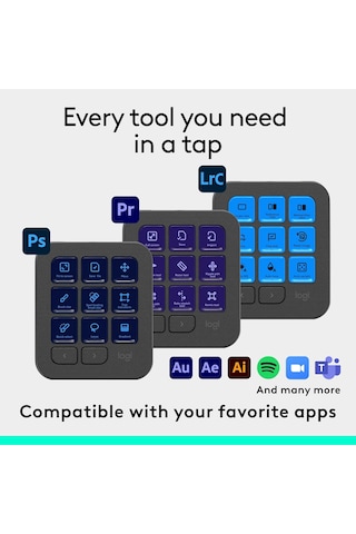 Logitech Mx Creative Console Siyah