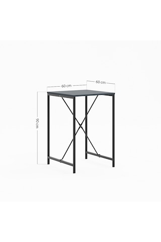 Bar Masası Mutfak Masası Otel Cafe Masa Füme 1571