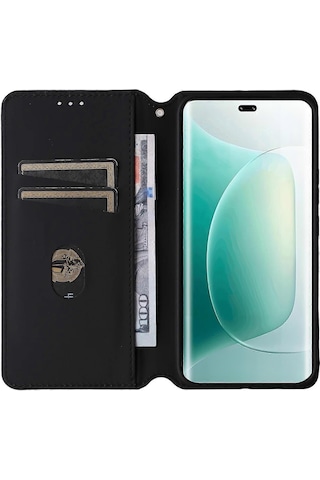 Honor 400 Kılıf Cüzdan Eşkenar Dörtgen Baskılı Deri Telefon Kılıfı Çok Renkli