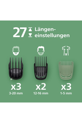 Philips Multigroom Series 9000 Hepsi Bir Arada 19 Parçalı Sakal Düzeltici Ve Saç Kesme Makinesi + Oneblade Düzeltici - Yüz, Baş Ve Vücut İçin Eksiksiz Bakım Seti, 27 Uzunluk Ayarı 0,2-20 Mm , Mg9556/15