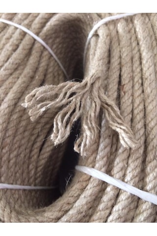 4Mm Jüt Halat Kendir Dekoratif Kendir Ip Urgan 10 Metre