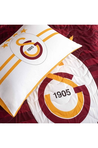 Lisanslı Galatasaray Stripe Tek Kişilik Yatak Örtüsü Seti 000000001000047037
