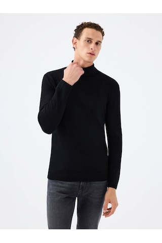 Loft Regular Fit Siyah Erkek Kazak Lf2041623 Siyah