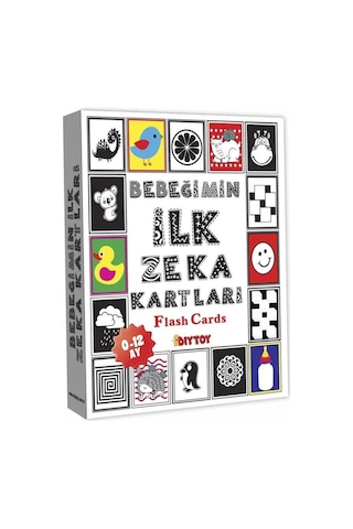 Bebeğimin İlk Zeka Kartları Eğitim Seti - Bebek Gelişim Oyuncağı