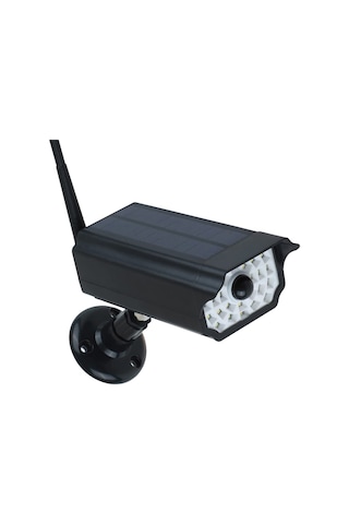 30Led Siyah Kamera Görünümlü Solar Hareket Sensörlü Bahçe Lambası