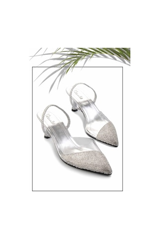 Gümüş Kadın Klasik Topuklu Ayakkabı K01026200387 Gümüş