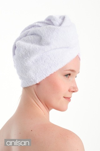 %100 Pamuk Bej-pudra-beyaz Havlu Bone Saç Kurutma Bonesi Kafa Havlusu Duş Banyo Bonesi Islak Saç Kurulama Bone Çok Renkli