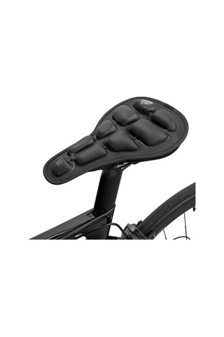 Ebitda 3d Hava Bisiklet Yastığı - Nefes Alabilir Şişirilebilir Koltuk Kapası - Su Geçirmez Sele Kılıfı - Dar Koltuklar İçin Siyah Siyah