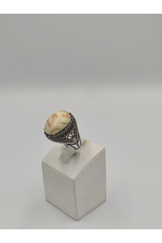 Bilardo Topu Yan Kolları Mikro Taşlı 925 Ayar Gümüş Erkek 25 Mm Y