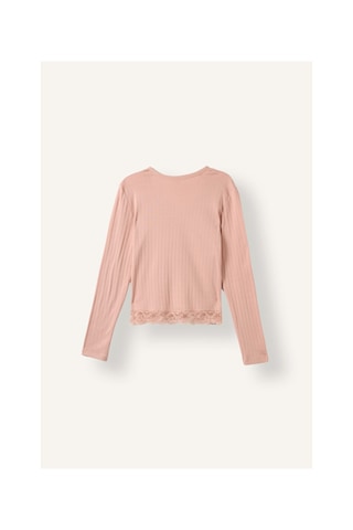Defacto Regular Fit V Yaka Fitilli Dantel Detaylı 2li Pijama Takımı I4236ax26aubr105 Pembe-br105