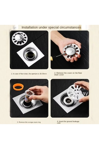 Kapamarka Koku Ve Geri Akış Önleyici Gider Aparatı