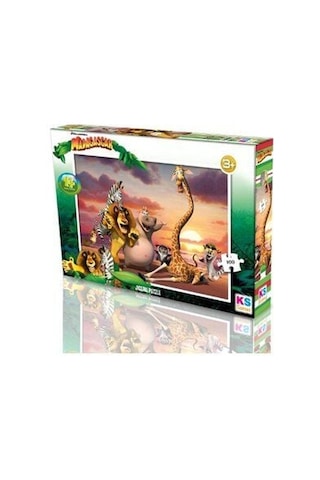 Madagascar 100 Parça Puzzle