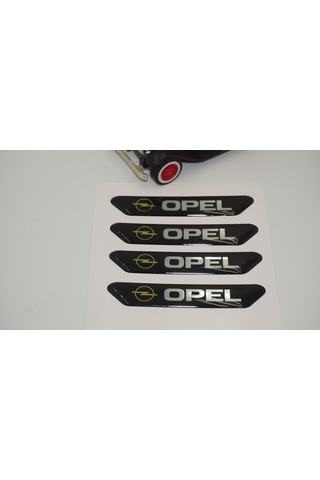 Opel Logo Kapı Kenarı Koruma Metalize Damla Desen 3M Band